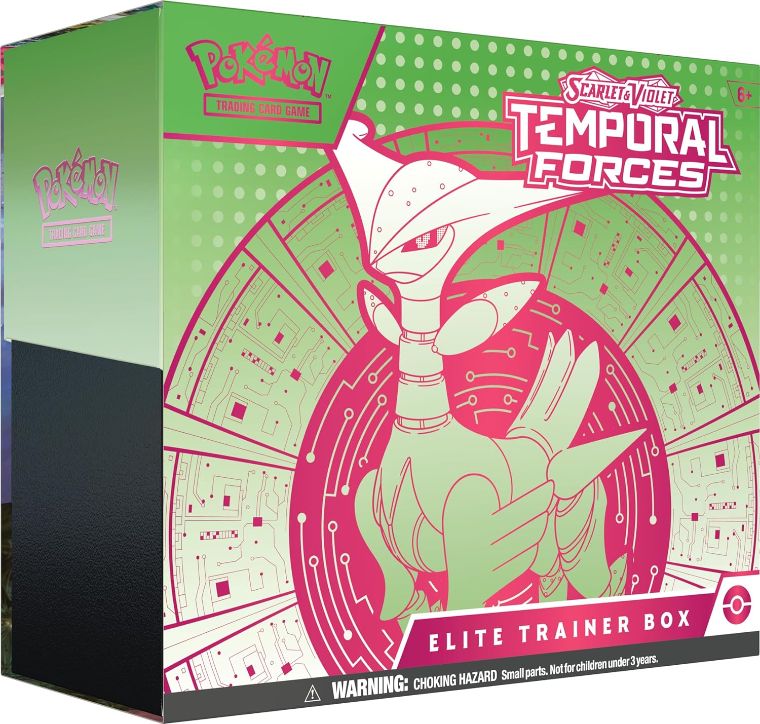 Pokemon TCG Scarlet & Violet-Temporal Forces Elite Trainer Box (Iron Leaves)