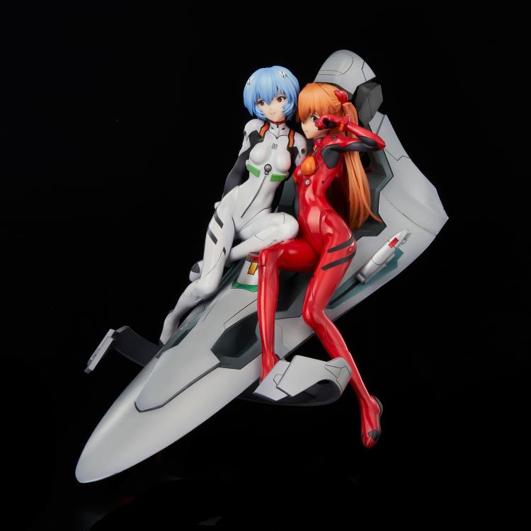 Neon Genesis Evangelion Rei & Asuka Twinmore Object Figure