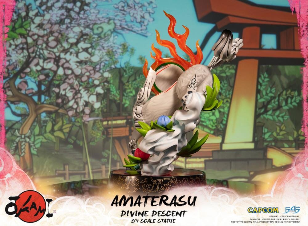 Okami Amaterasu Divine Descent 1/4 Scale Statue