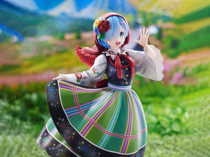 Re Zero Starting Life in Another World F Nex Rem (Country Dress Ver.) 1/7 Scale Figure