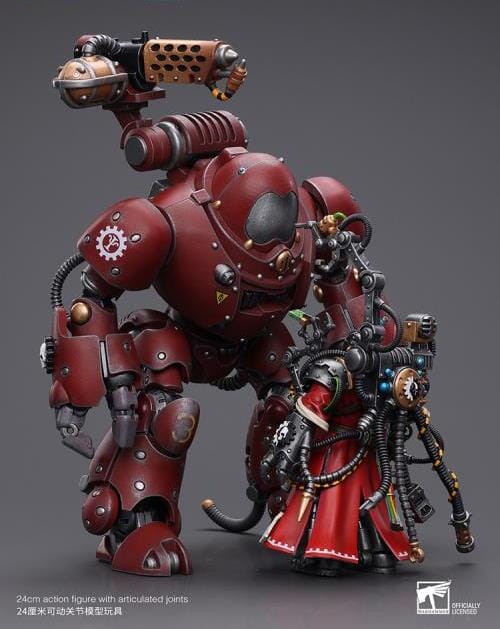 Warhammer 40k Adeptus Mechanicus Kastelan Robot with Incendine Combustor 1/18 Scale Figure