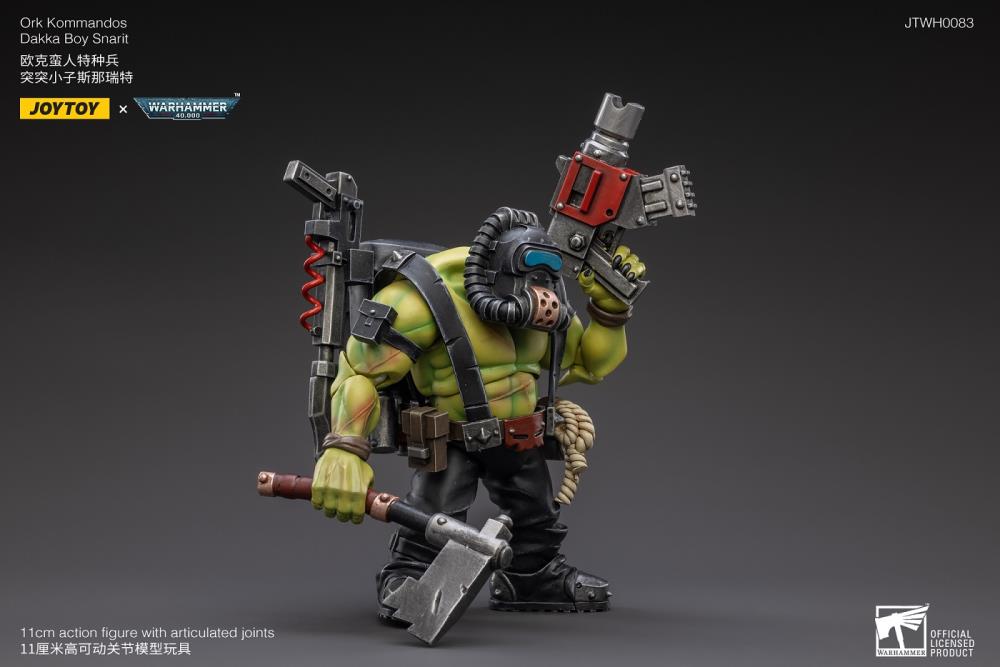 Warhammer 40K Ork Kommandos Dakka Boy Snarit 1/18 Scale Figure