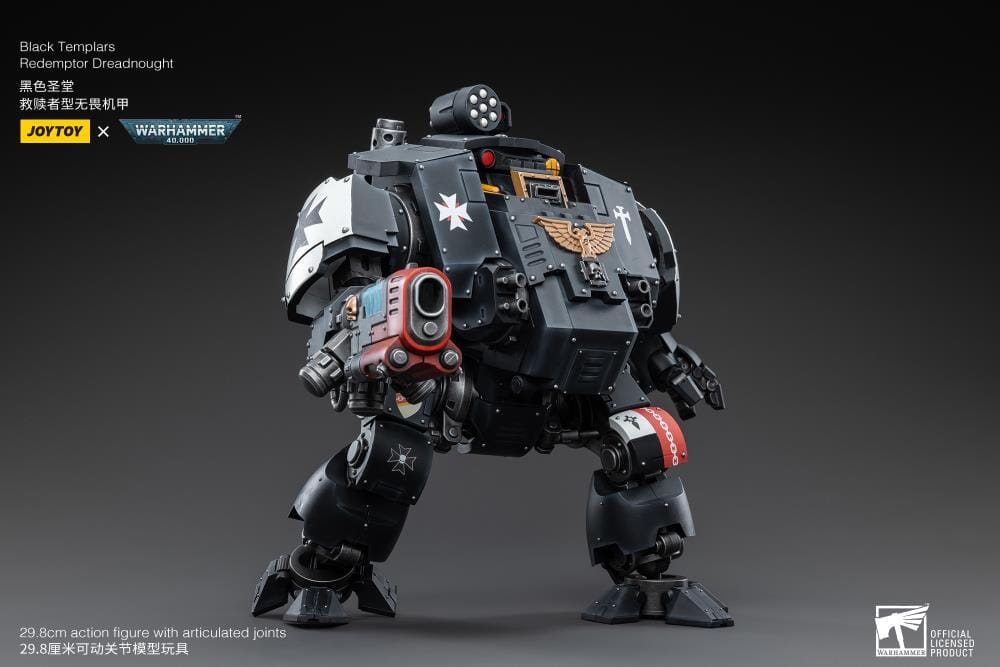 Warhammer 40K Black Templars Redemptor Dreadnought 1/18 Scale Figure