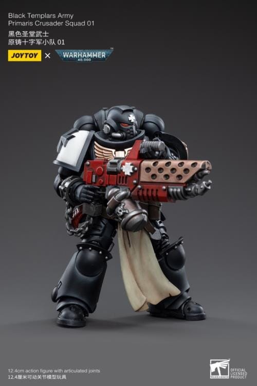 Warhammer 40K Black Templars Primaris Crusader Squad 1/18 Scale Figure Set