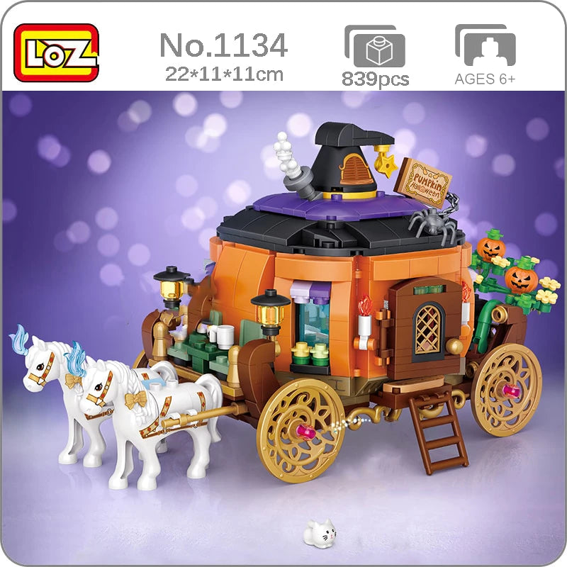 LOZ Creative 1134 Pumpkin Carriage