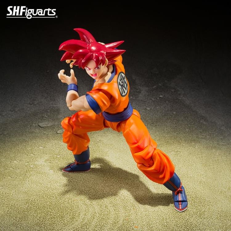 Dragon Ball Super S.H.Figuarts Super Saiyan God Goku (Saiyan God Instilled with the Light of Righteous Hearts) (Reissue)