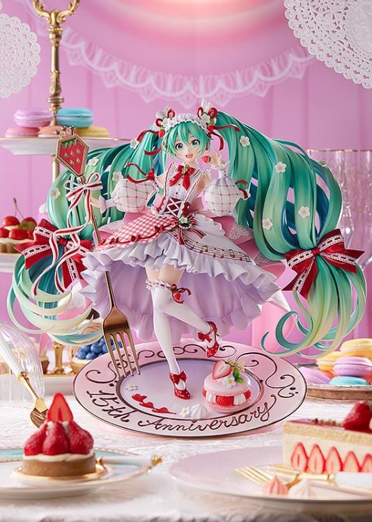 Vocaloid Hatsune Miku Strawberry Motif (15th Anniversary) 1/7 Scale Figure