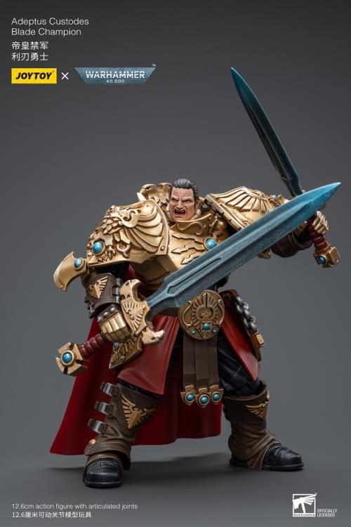 Warhammer 40K Adeptus Custodes Blade Champion 1/18 Scale Action Figure