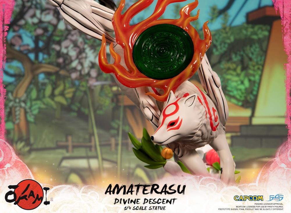 Okami Amaterasu Divine Descent 1/4 Scale Statue