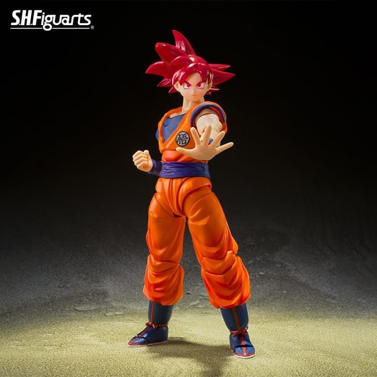 Dragon Ball Super S.H.Figuarts Super Saiyan God Goku (Saiyan God Instilled with the Light of Righteous Hearts) (Reissue)