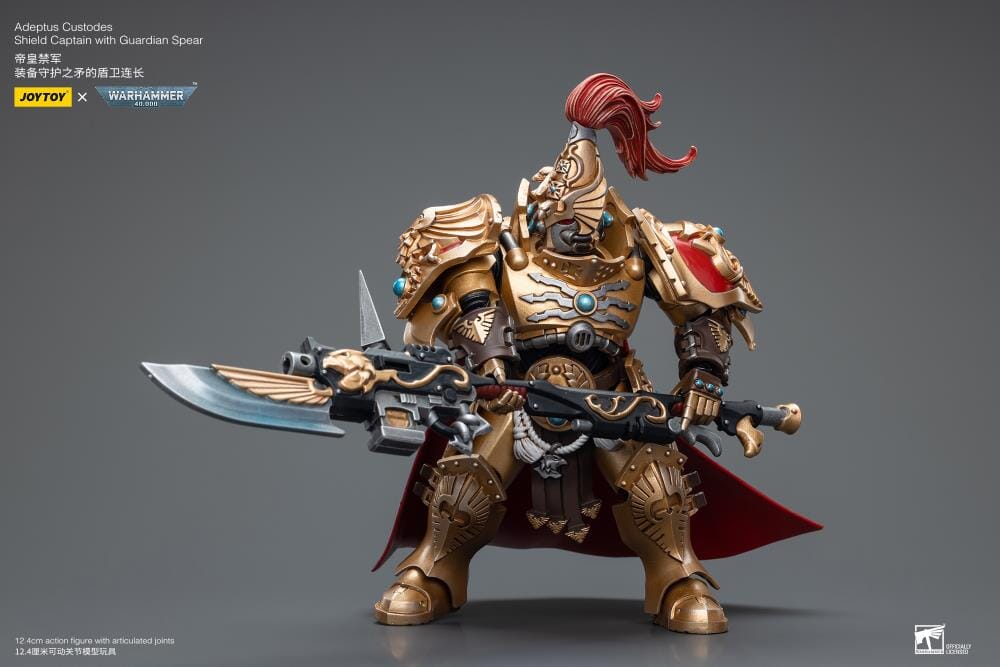 Warhammer 40K Adeptus Custodes Shield Captain with Guardian Spear 1/18 Scale Figure