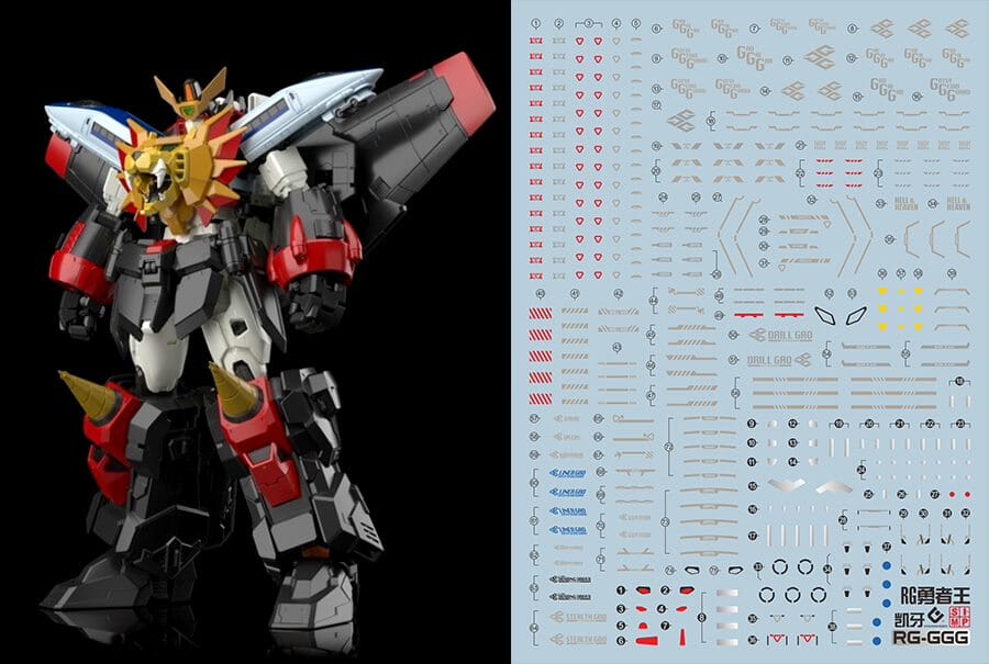 C74 RG Gaogaigar Water Decal Sheet