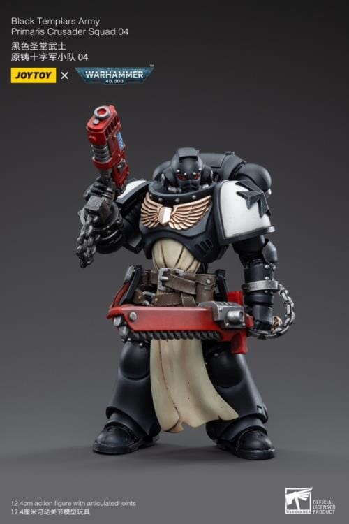 Warhammer 40K Black Templars Primaris Crusader Squad 1/18 Scale Figure Set