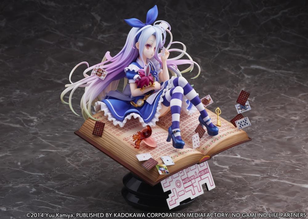 No Game No Life Shiro (Alice in Wonderland Ver.) 1/7 Scale Shibuya Scramble Figure