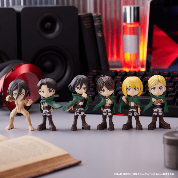 Attack on Titan PalVerse Attack on Titan Set of 6 Figures