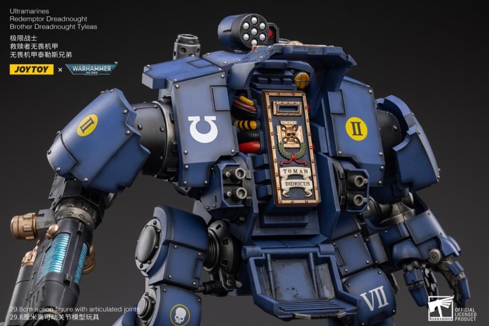 Warhammer 40K Ultramarines Redemptor Dreadnought Brother Tyleas 1/18 Scale Action Figure (Reissue)