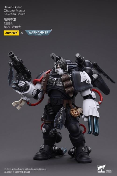 Warhammer 40K Raven Guard Chapter Master Kayvaan Shrike 1/18 Scale Figure