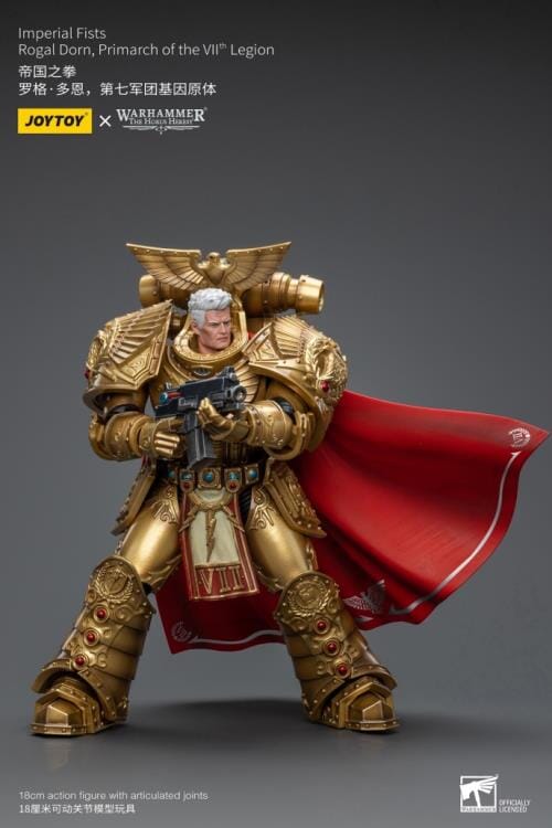 Warhammer 40K Imperial Fists Rogal Dorn, Primarch of the VIIth Legion 1/18 Scale Action Figure (Reissue)