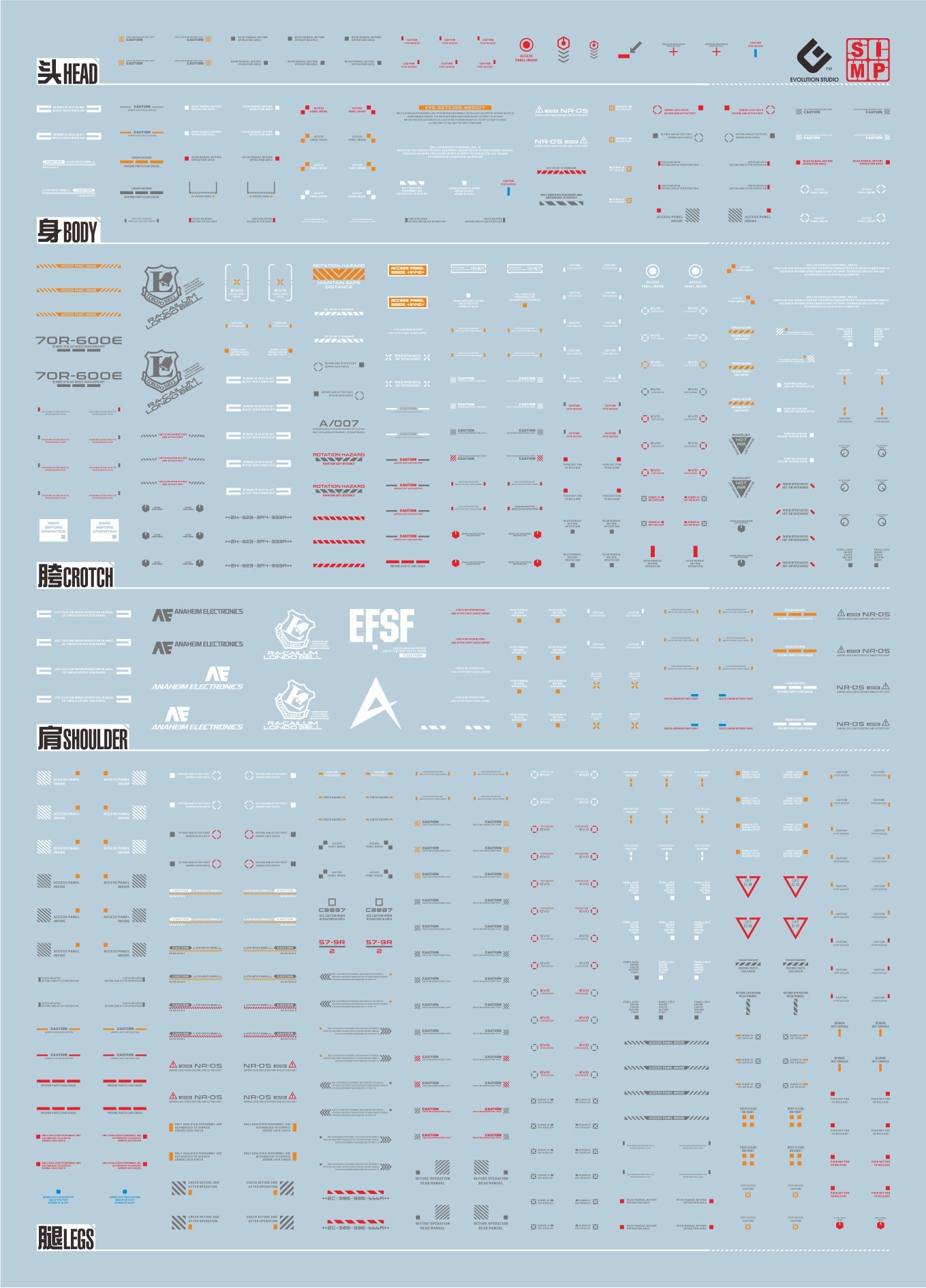 E48 MG Hi-Nu GK Enhanced Decal Sheet