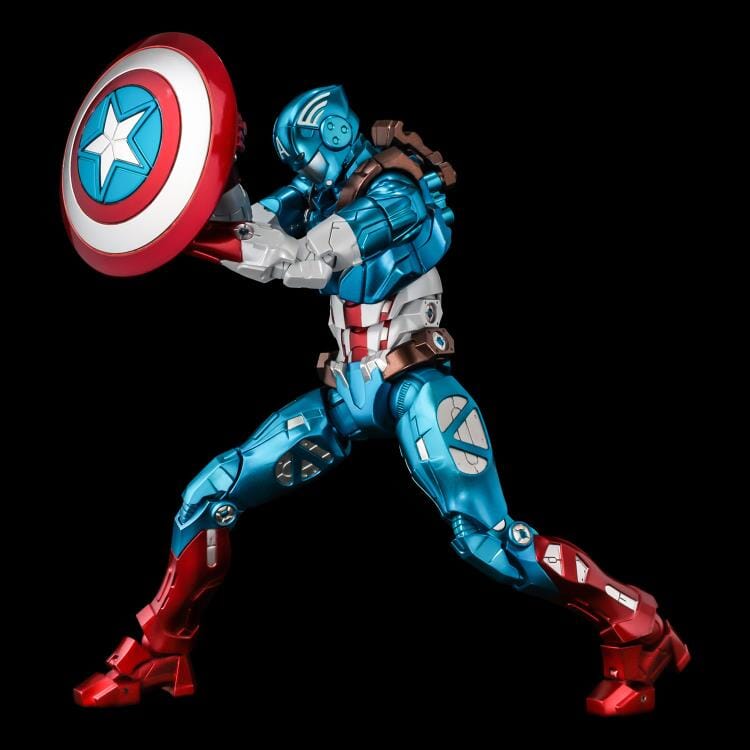 Marvel Fighting Armor Captain America Figure