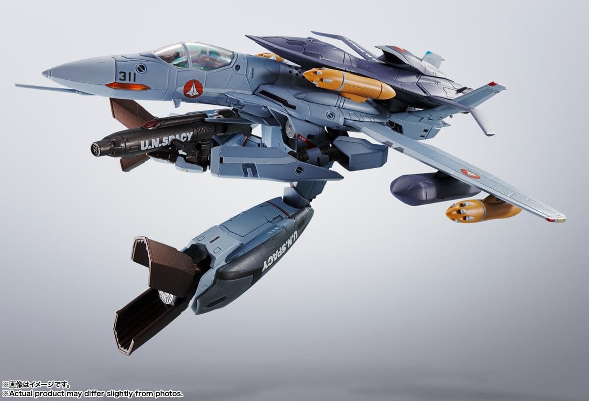 Macross Zero Hi-Metal R VF-0A Phoenix (Shin Kudo Use) + QF-2200D-B Ghost