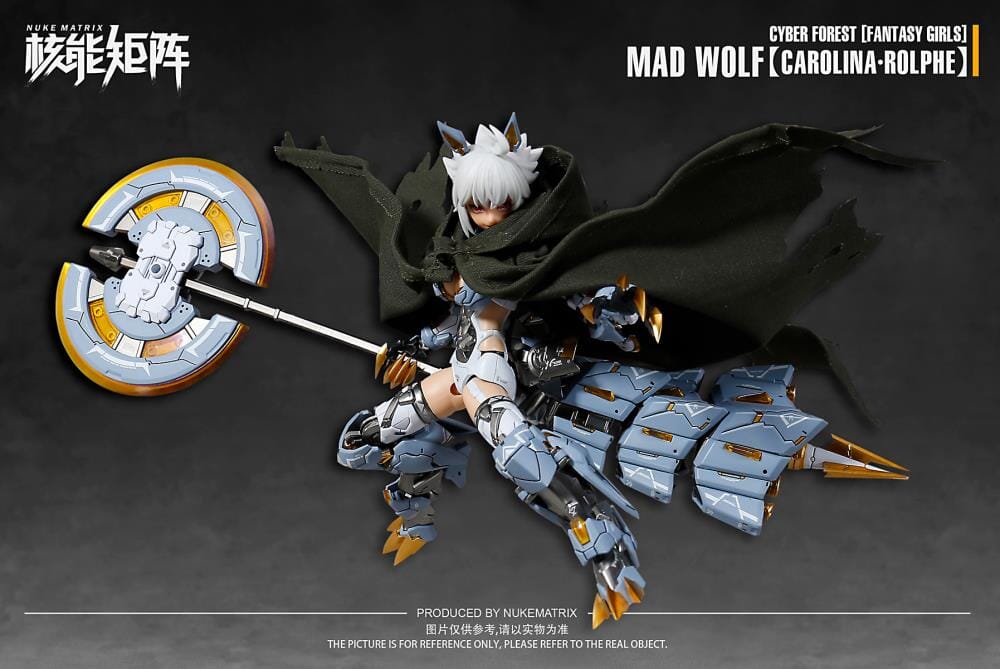 Cyber Forest Fantasy Girls Mad Wolf 1/12 Scale Model Kit