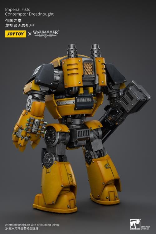 Warhammer 40K Imperial Fists Contemptor Dreadnought 1/18 Scale Figure