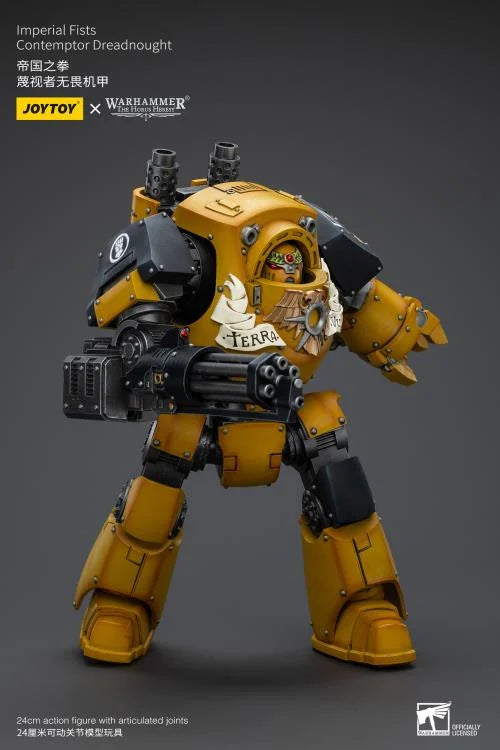 Warhammer 40K Imperial Fists Contemptor Dreadnought 1/18 Scale Figure