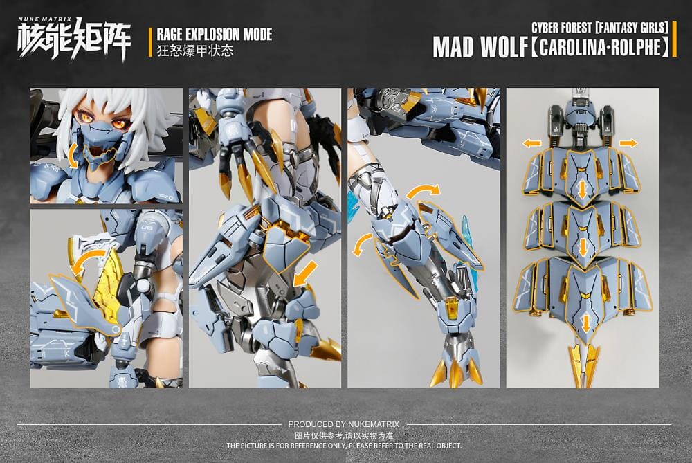 Cyber Forest Fantasy Girls Mad Wolf 1/12 Scale Model Kit