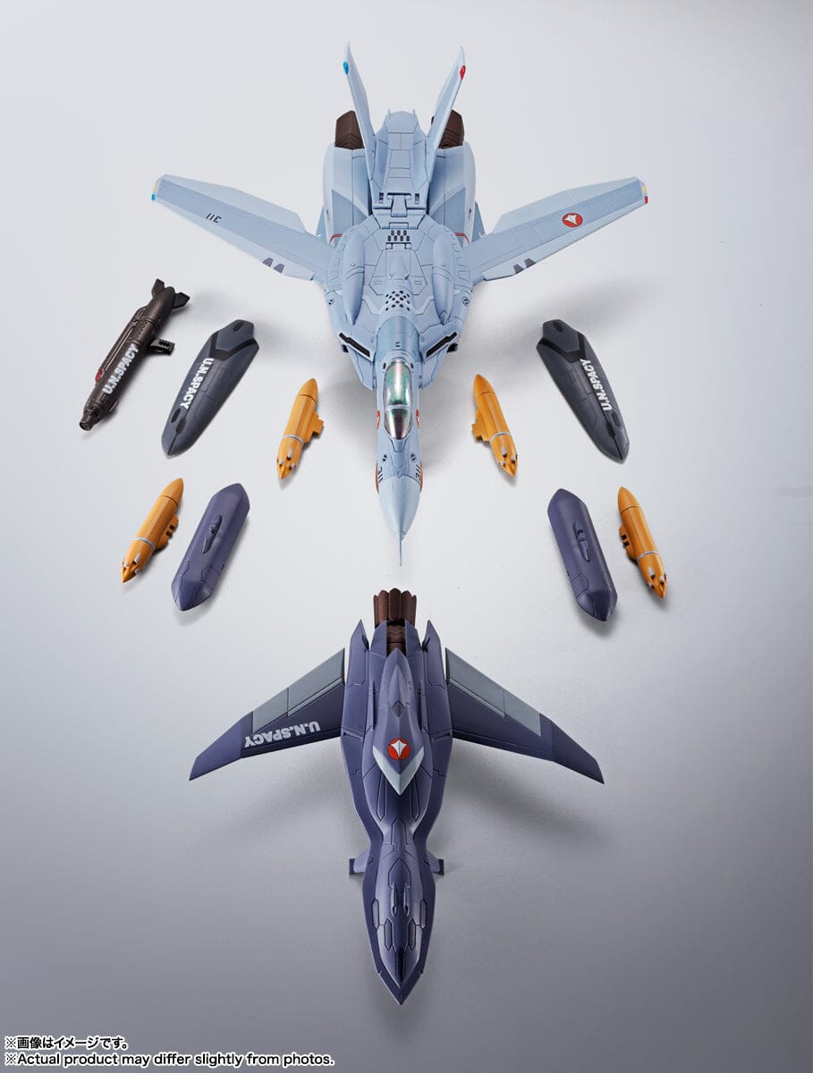 Macross Zero Hi-Metal R VF-0A Phoenix (Shin Kudo Use) + QF-2200D-B Ghost