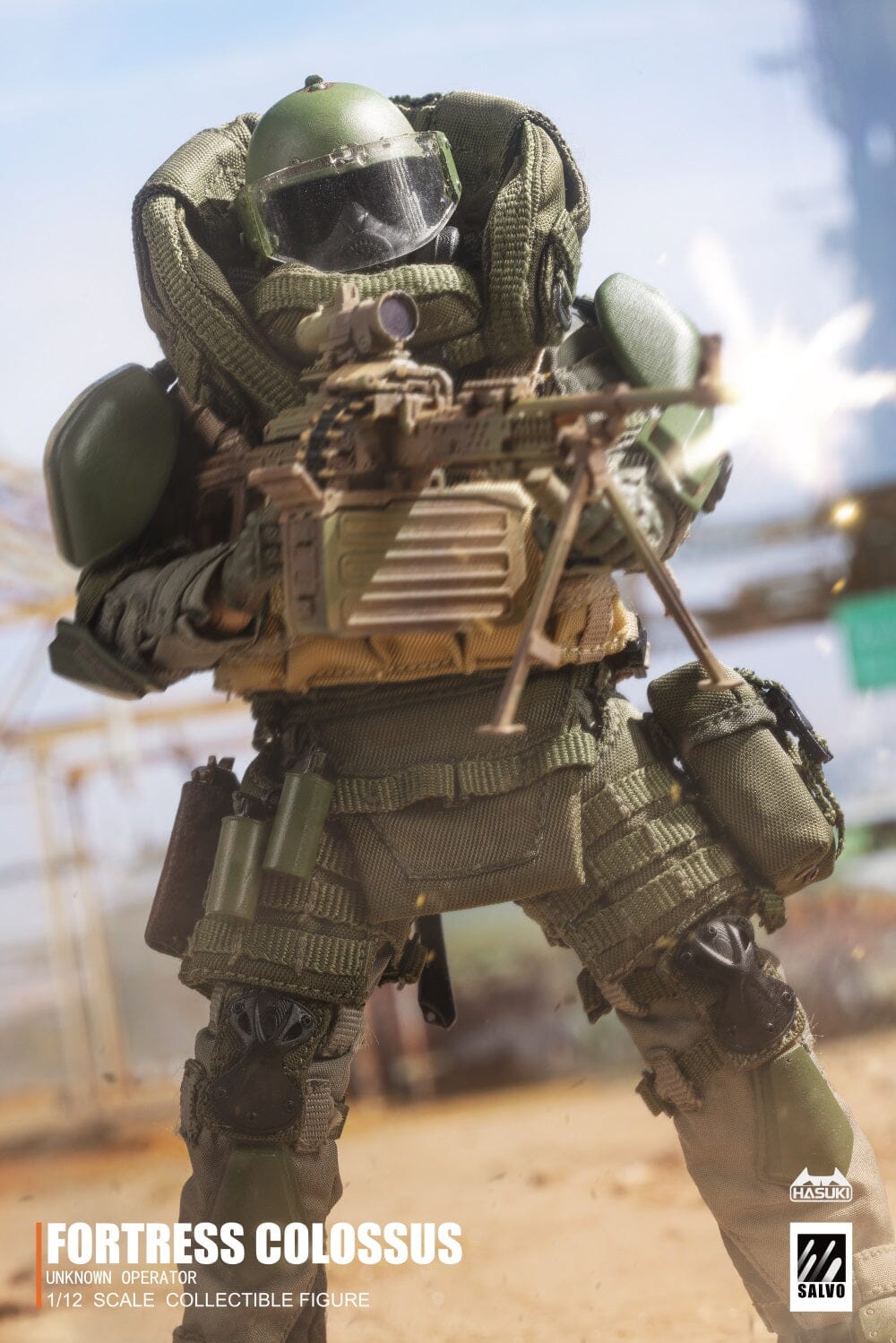 Hasuki Salvo (Fortress Colossus Unknown Operator) 1/12 Scale Figure