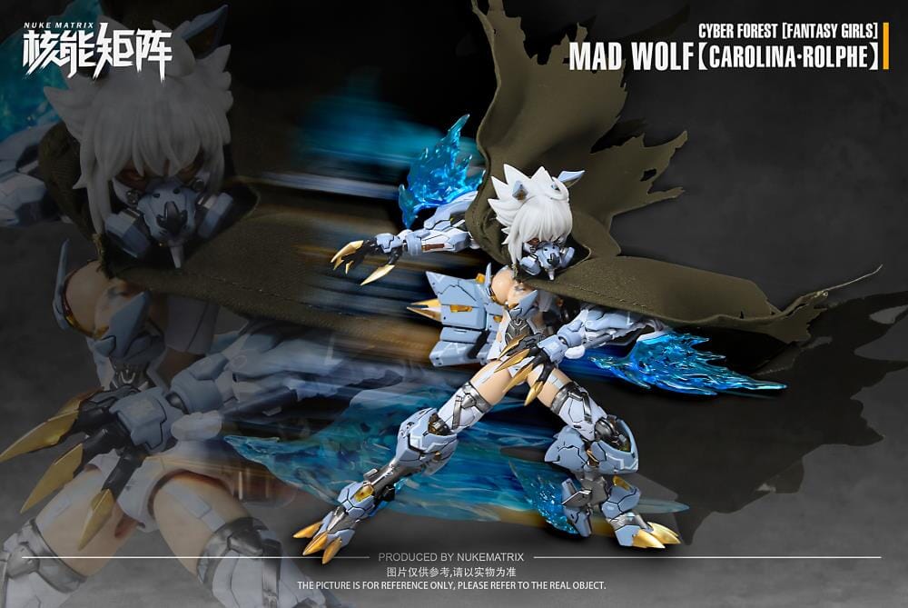 Cyber Forest Fantasy Girls Mad Wolf 1/12 Scale Model Kit