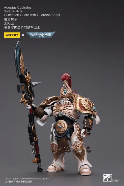 Warhammer 40K Adeptus Custodes Solar Watch Custodian Guard with Guardian Spear 1/18 Scale Figure