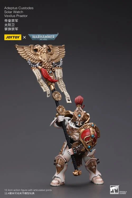 Warhammer 40K Adeptus Custodes Solar Watch Vexilus Praetor 1/18 Scale Figure