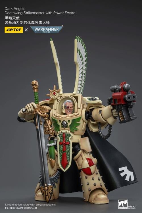 Warhammer 40k Dark Angels Deathwing Strikemaster with Power Sword 1/18 Scale Figure