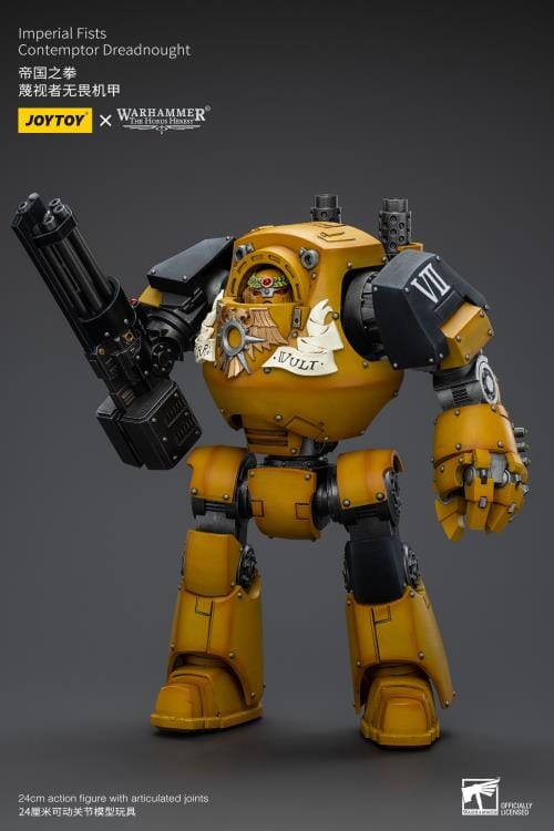 Warhammer 40K Imperial Fists Contemptor Dreadnought 1/18 Scale Figure