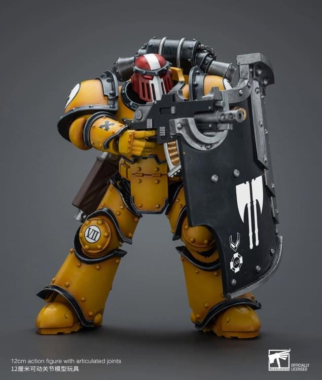 Warhammer 40k Imperial Fists Legion MkIII Breacher Squad Sergeant with Thunder Hammer 1/18 Scale Figure