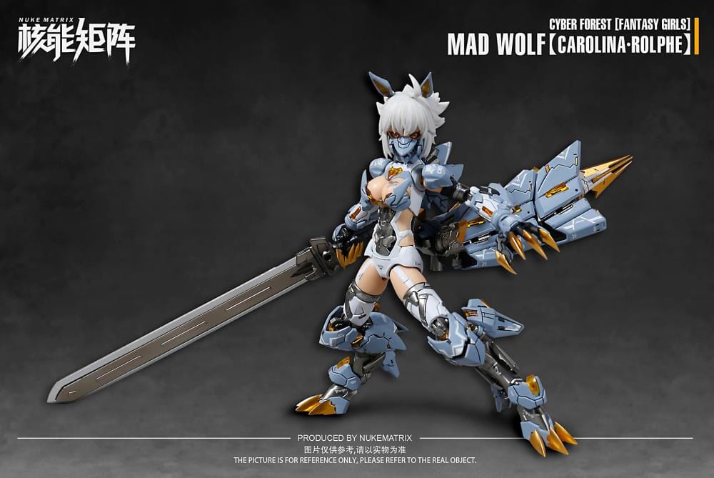 Cyber Forest Fantasy Girls Mad Wolf 1/12 Scale Model Kit