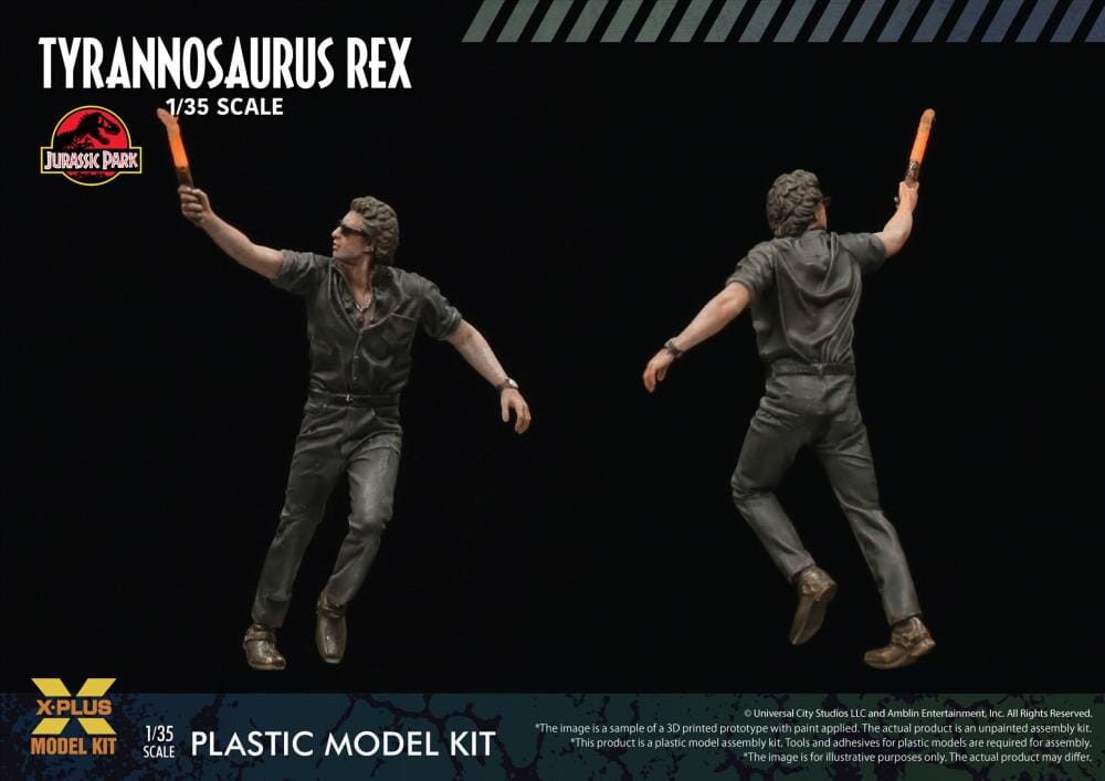 Jurassic Park Tyrannosaurus Rex 1/35 Scale Model Kit