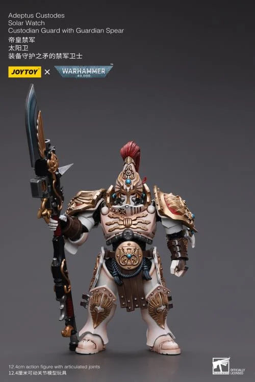 Warhammer 40K Adeptus Custodes Solar Watch Custodian Guard with Guardian Spear 1/18 Scale Figure