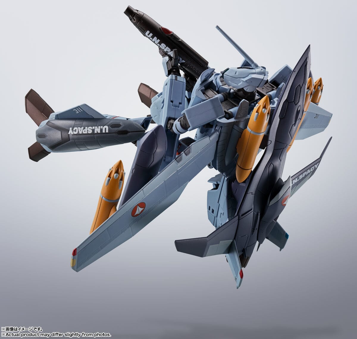 Macross Zero Hi-Metal R VF-0A Phoenix (Shin Kudo Use) + QF-2200D-B Ghost