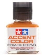 Tamiya 87209 Orange-Brown Panel Line Accent Color (40ml  Bottle)