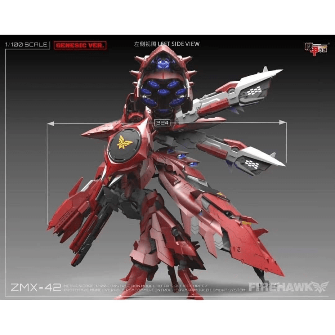 Mechanicore 1/100 ZMX42 Firehawk Model Kit