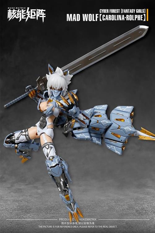 Cyber Forest Fantasy Girls Mad Wolf 1/12 Scale Model Kit