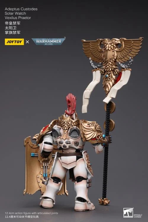 Warhammer 40K Adeptus Custodes Solar Watch Vexilus Praetor 1/18 Scale Figure